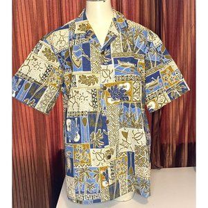 NWOT RHC Hawaiian Button Up Shirt Size Large